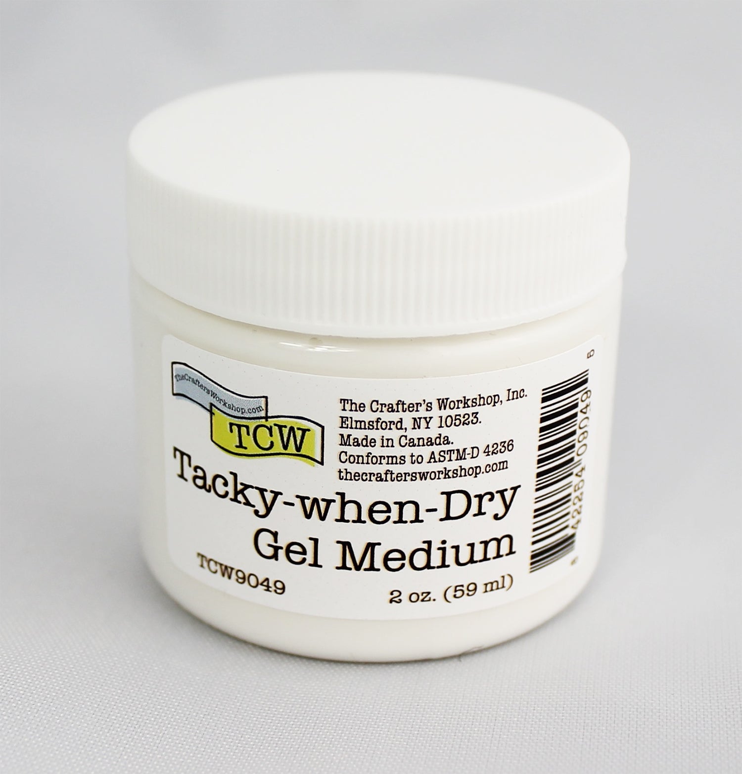The Crafters Workshop (TCW) Tacky-When-Dry Gel 2oz.