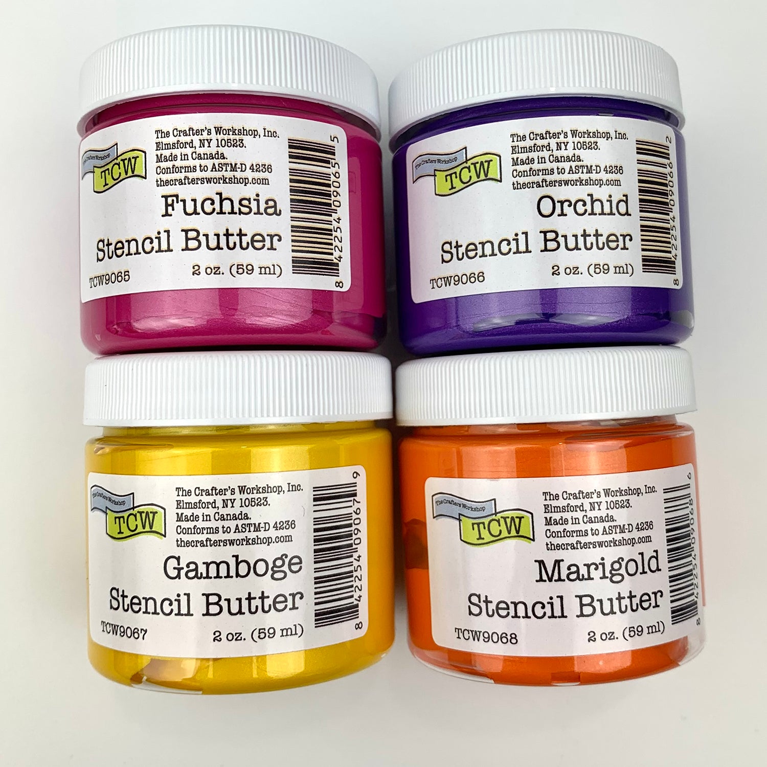 The Crafters Workshop (TCW) Stencil Butter 4-pack Mardi Gras