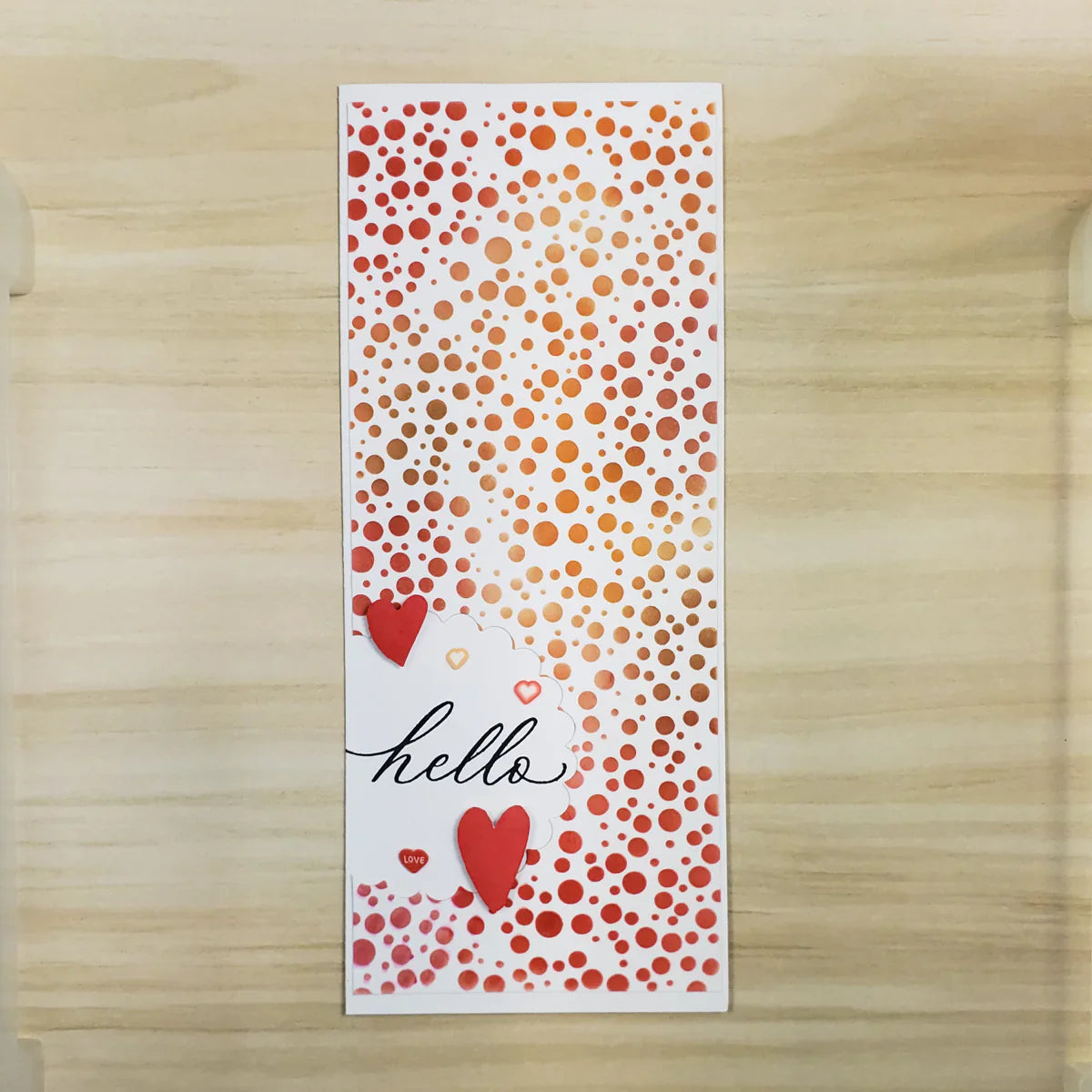 The Crafters Workshop 6x6 Stencil Random Bubbles