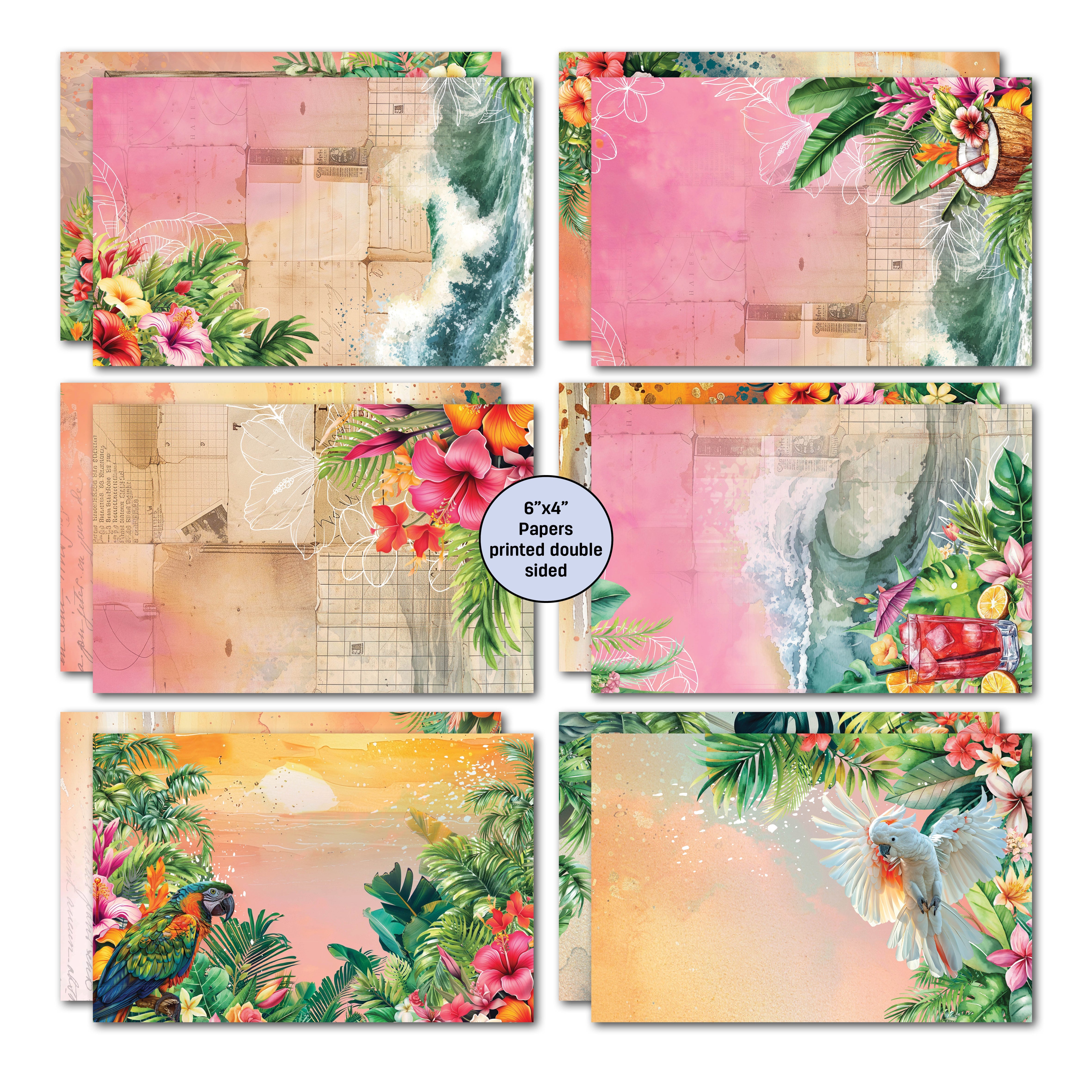 3Quarter Designs Tropic Excursion 6x4 Card Pack