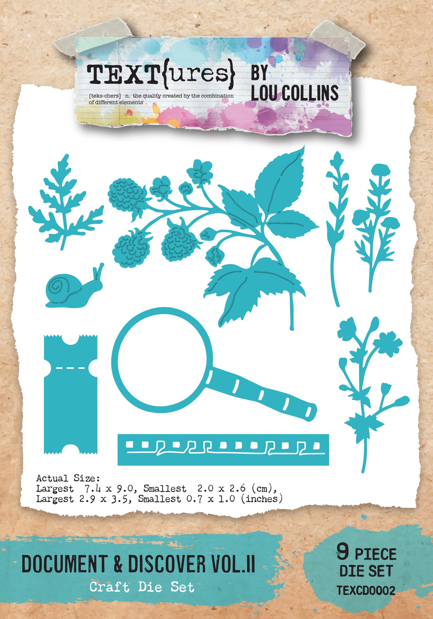 TEXT{ures} Document & Discover Vol.II Craft Die Set