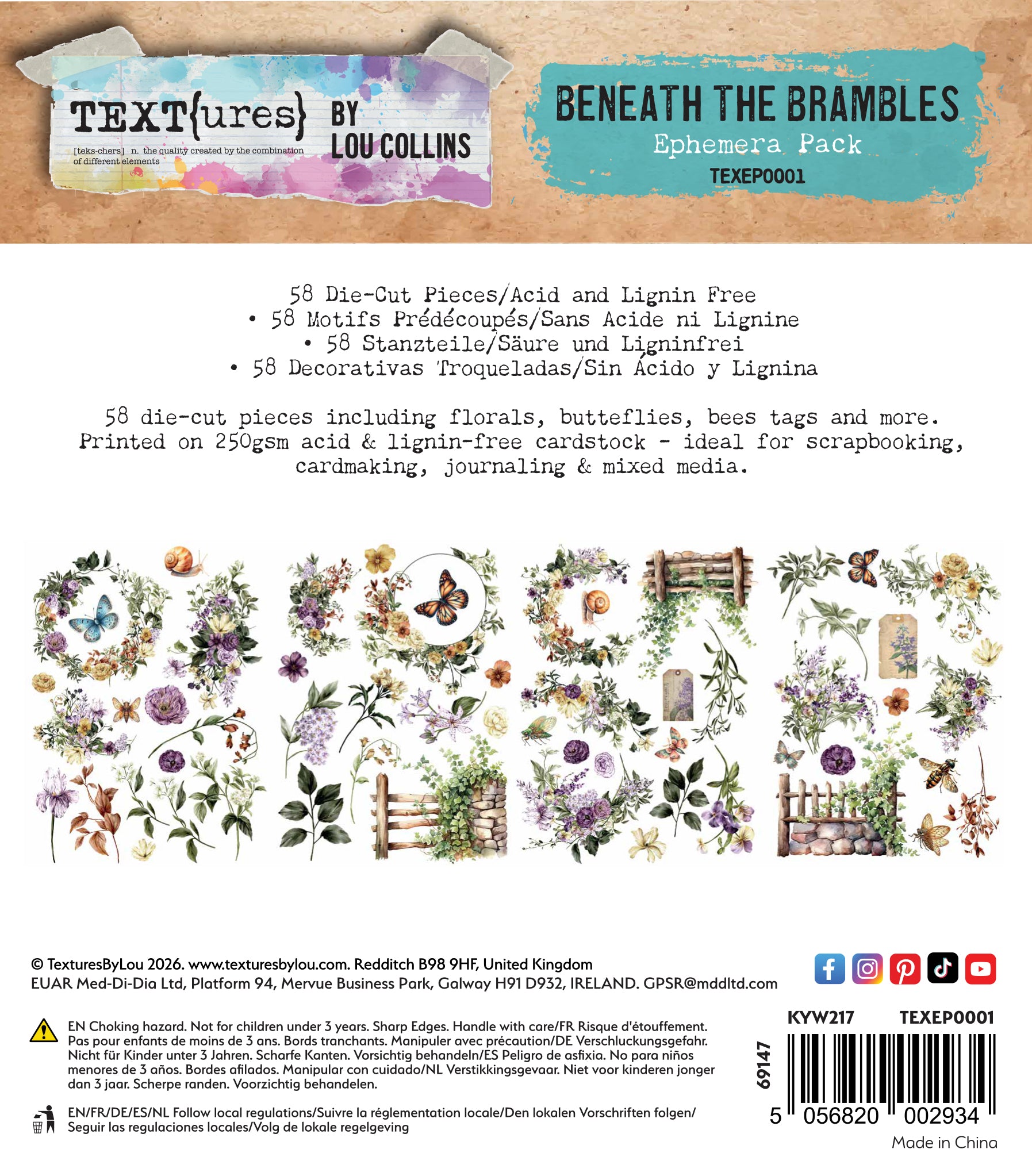 TEXT{ures} Beneath the Brambles Ephemera Pack