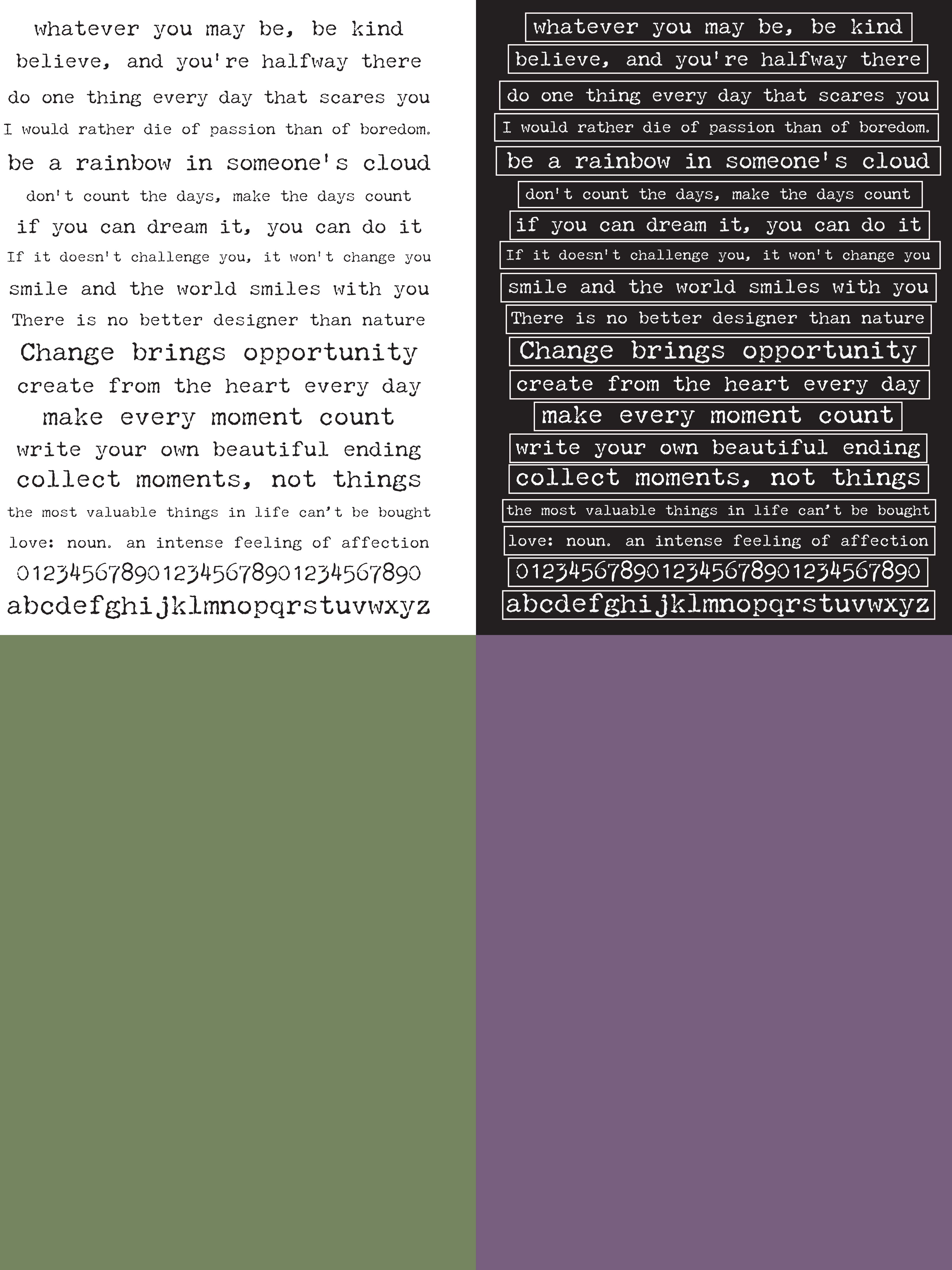 TEXT{ures} Beneath the Brambles Laser Cut Sentiment Pack