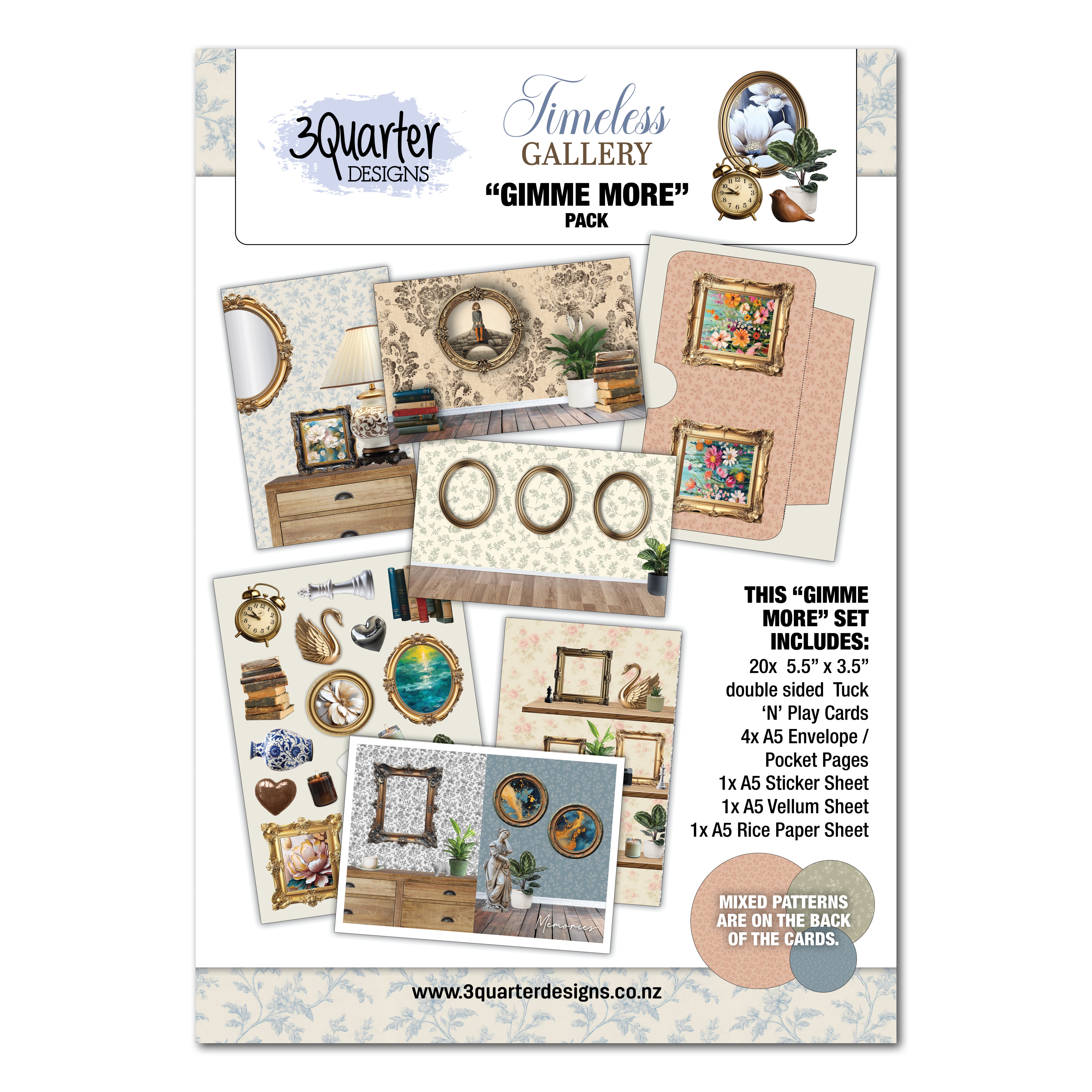 3Quarter Designs Timeless Gallery Gimme More Pack