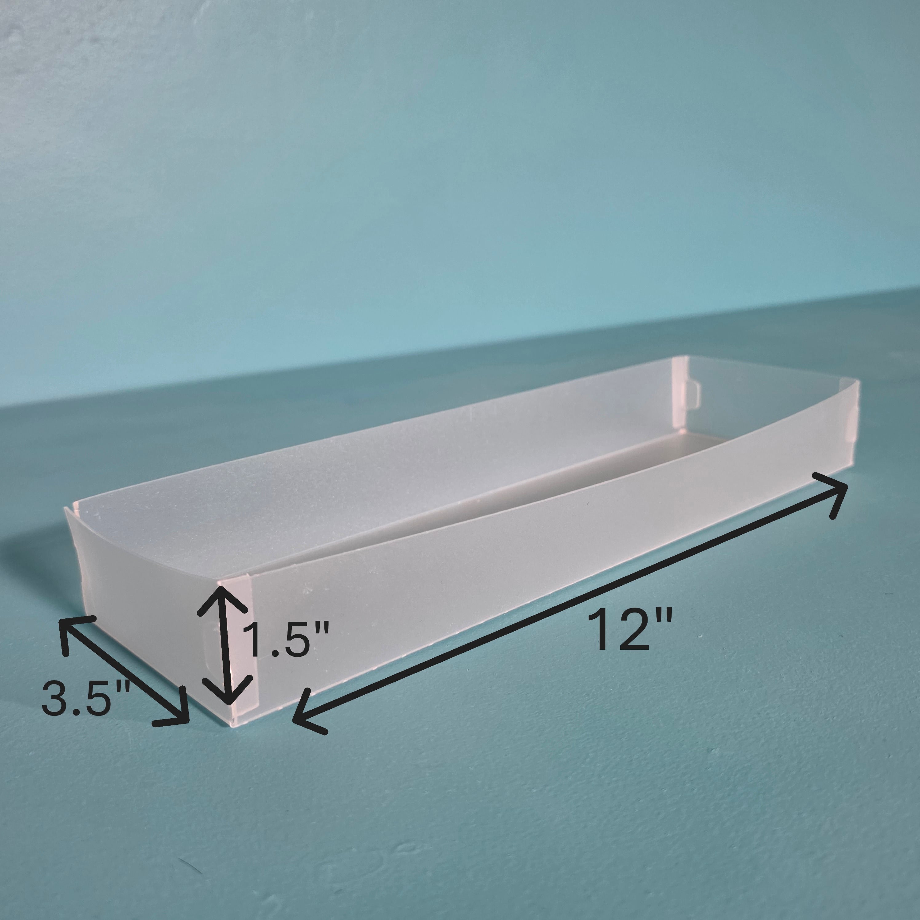 TOO Basic Box 6 - 1.5"H x 3.5" x 12" - Set of 5