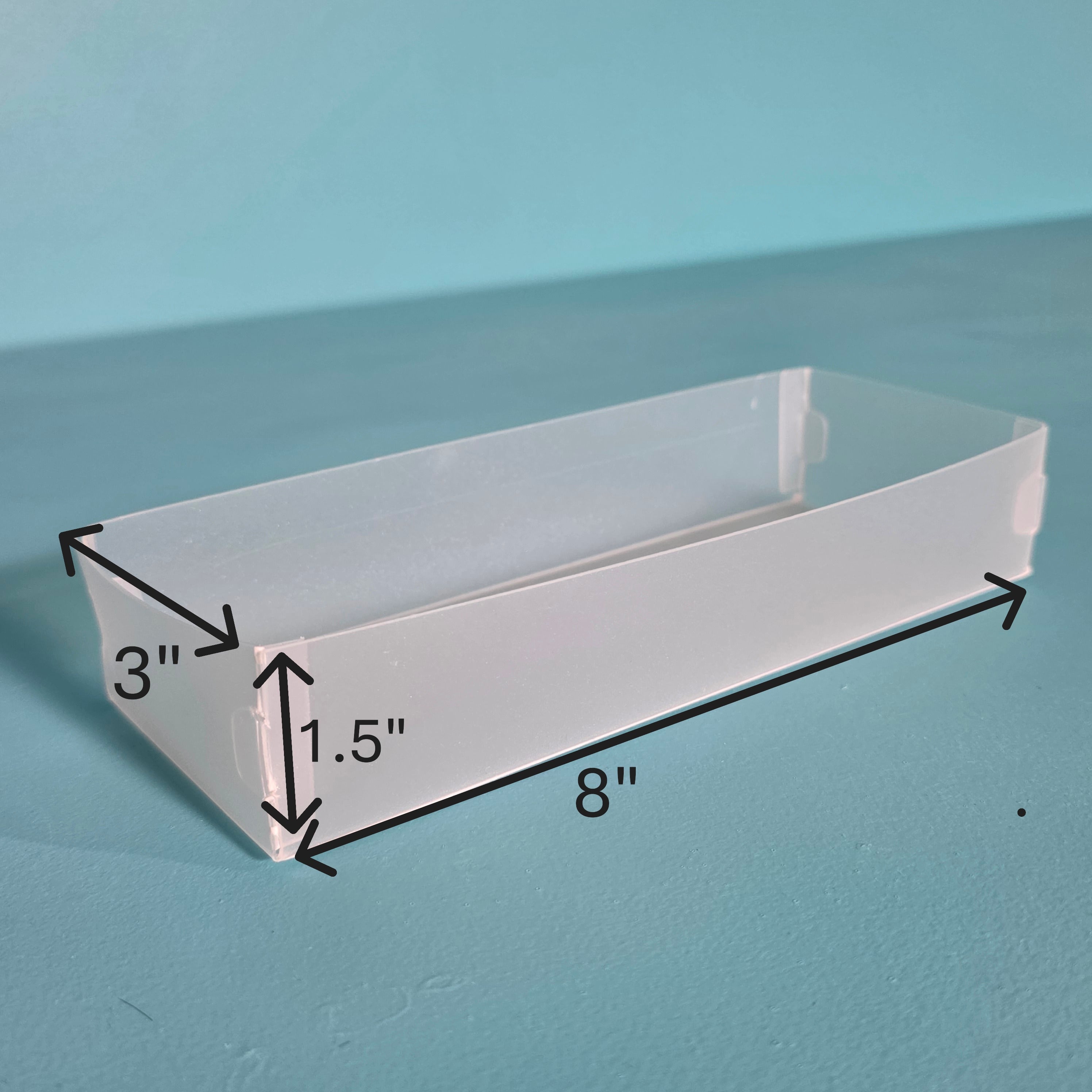 TOO Basic Box 8 - 1.5"H x 3" x 8" - Set of 5