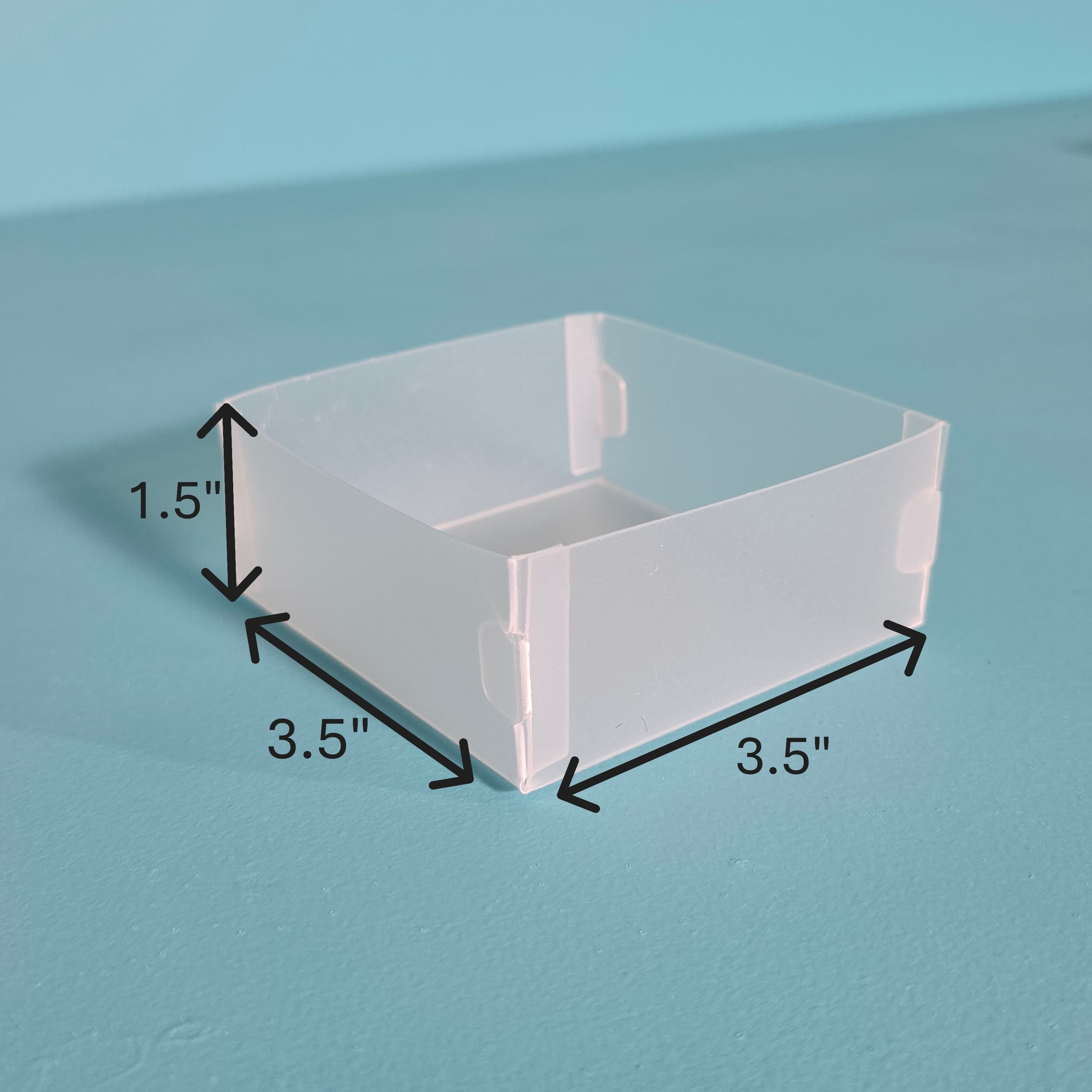 TOO Basic Box 10 - 1.5"H x 3.5" x 3.5" - Set of 5