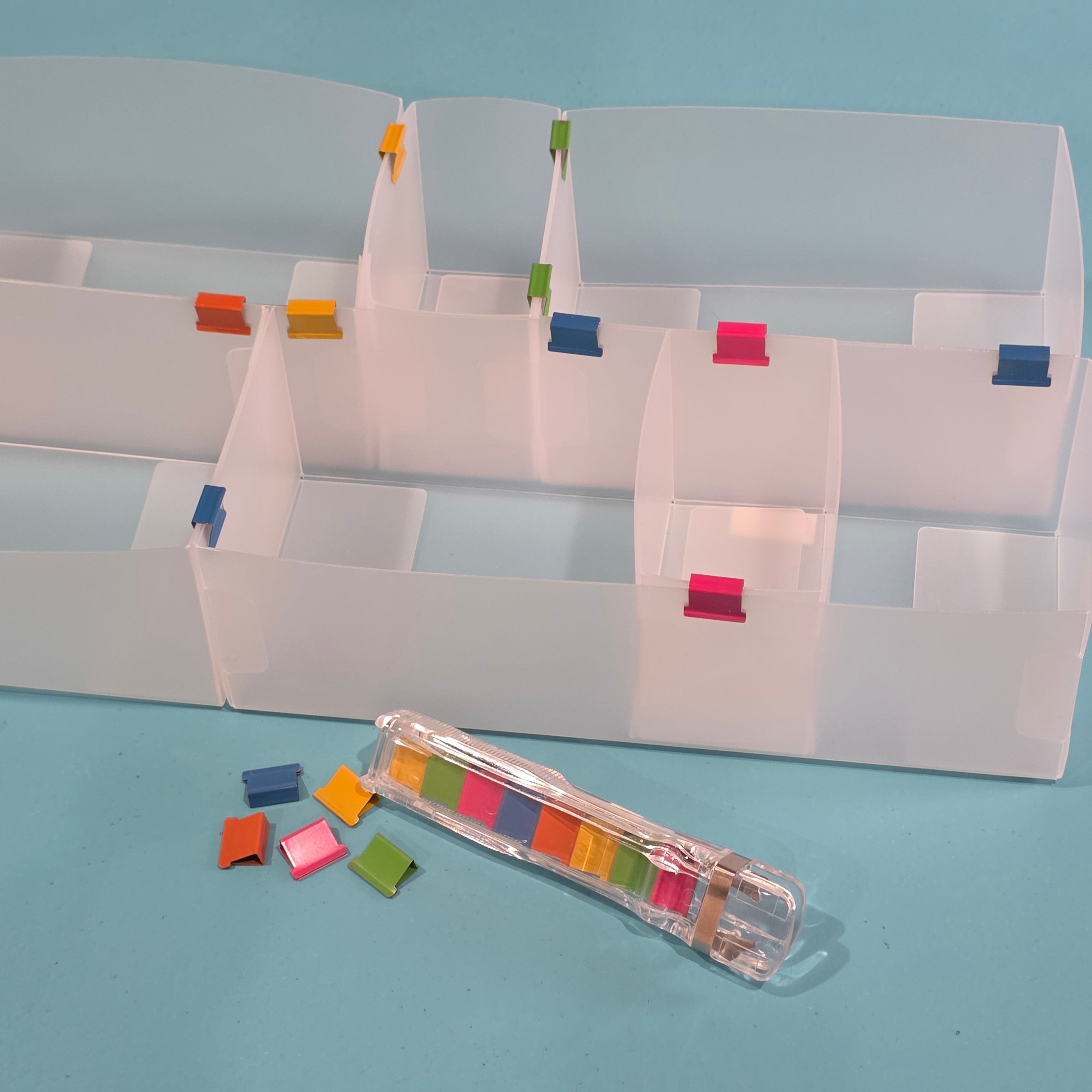 The Organized Option Connector Clips - Multi-Color 50pc