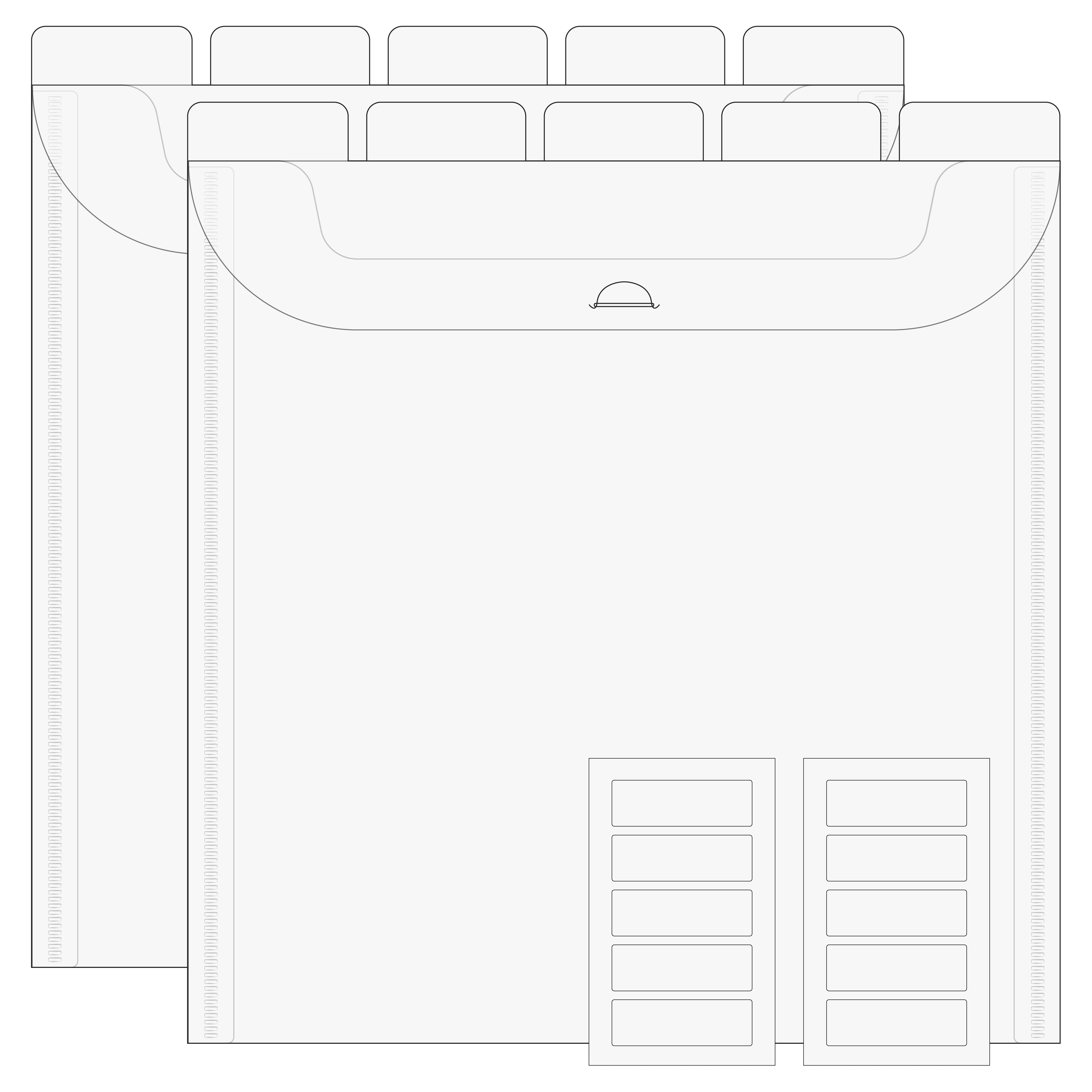 The Organized Option 12x12 Flip Flap Tabbed Divider Pockets - 10pk