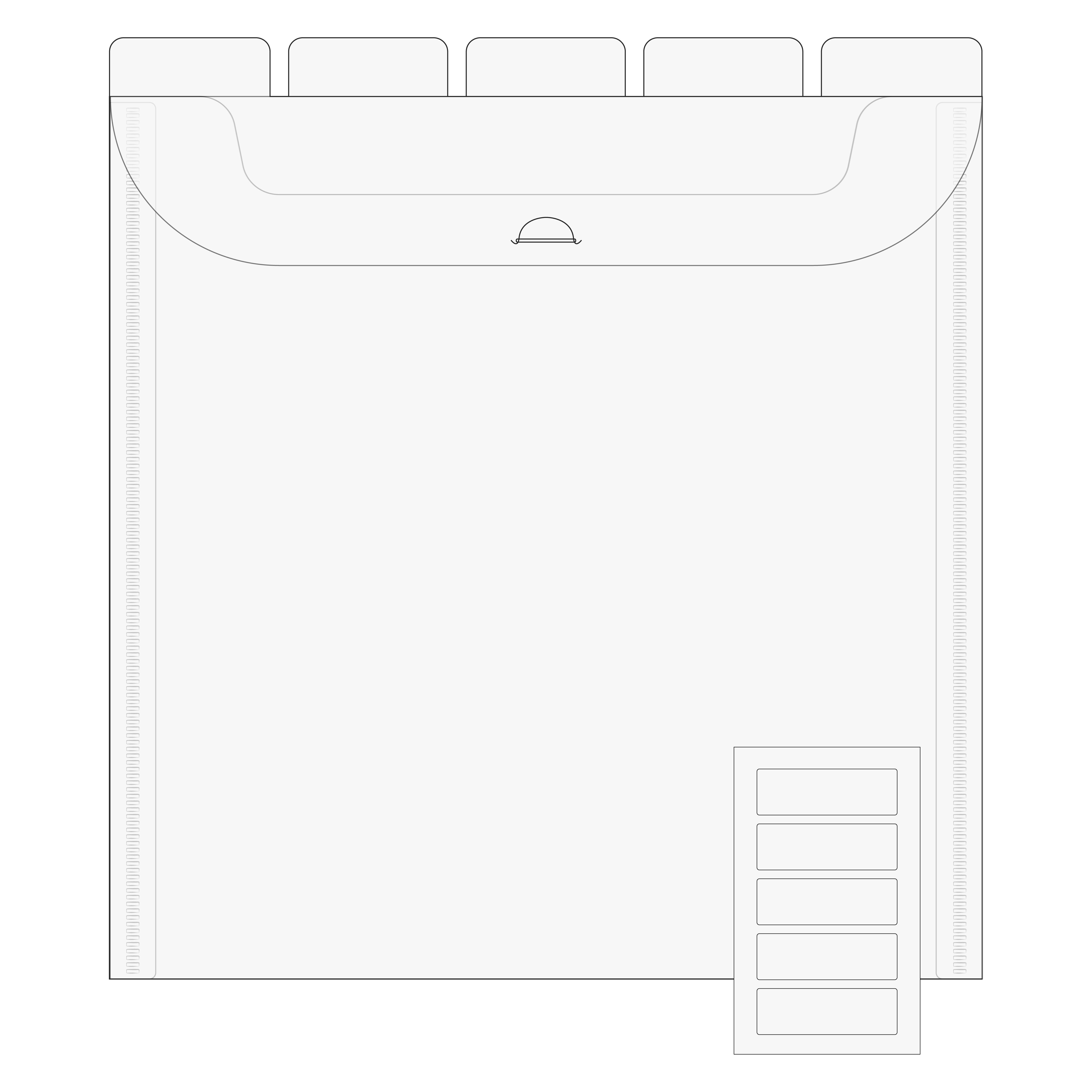 The Organized Option 12x12 Flip Flap Tabbed Divider Pockets - 10pk
