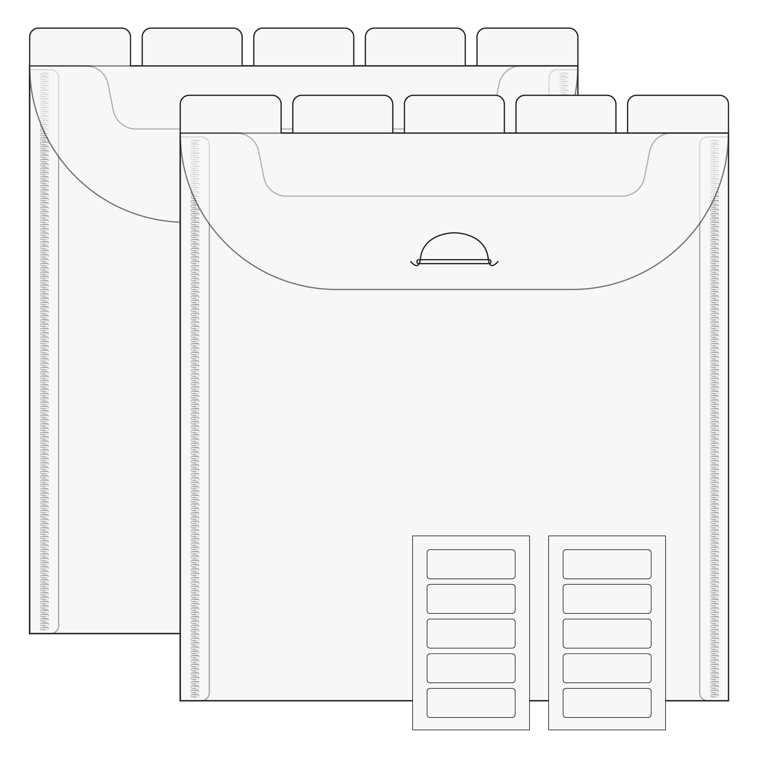 The Organized Option 6x6 Flip Flap Tabbed Divider Pockets - 10pk
