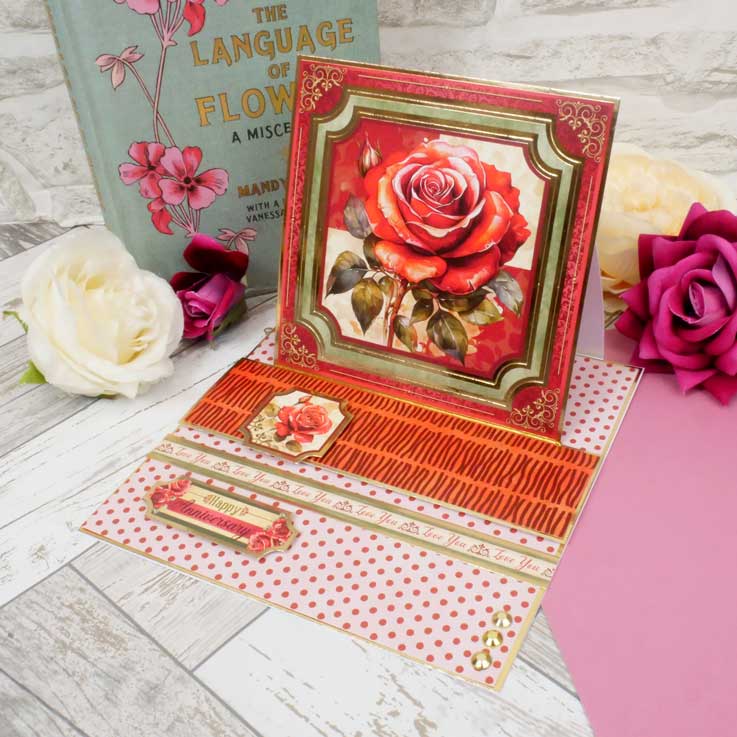 Red, Red Roses Card Topper Sheet