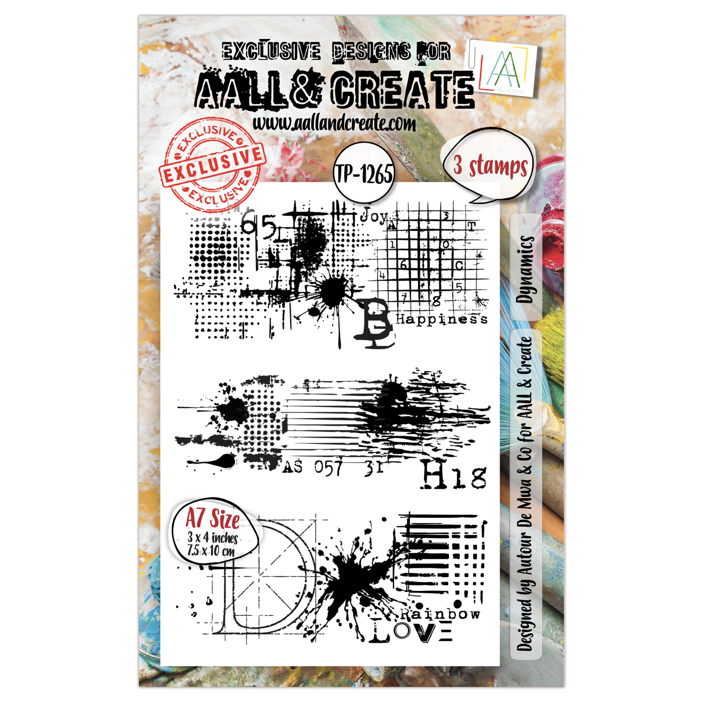 AALL and Create - A7 Stamp Set - Dynamics