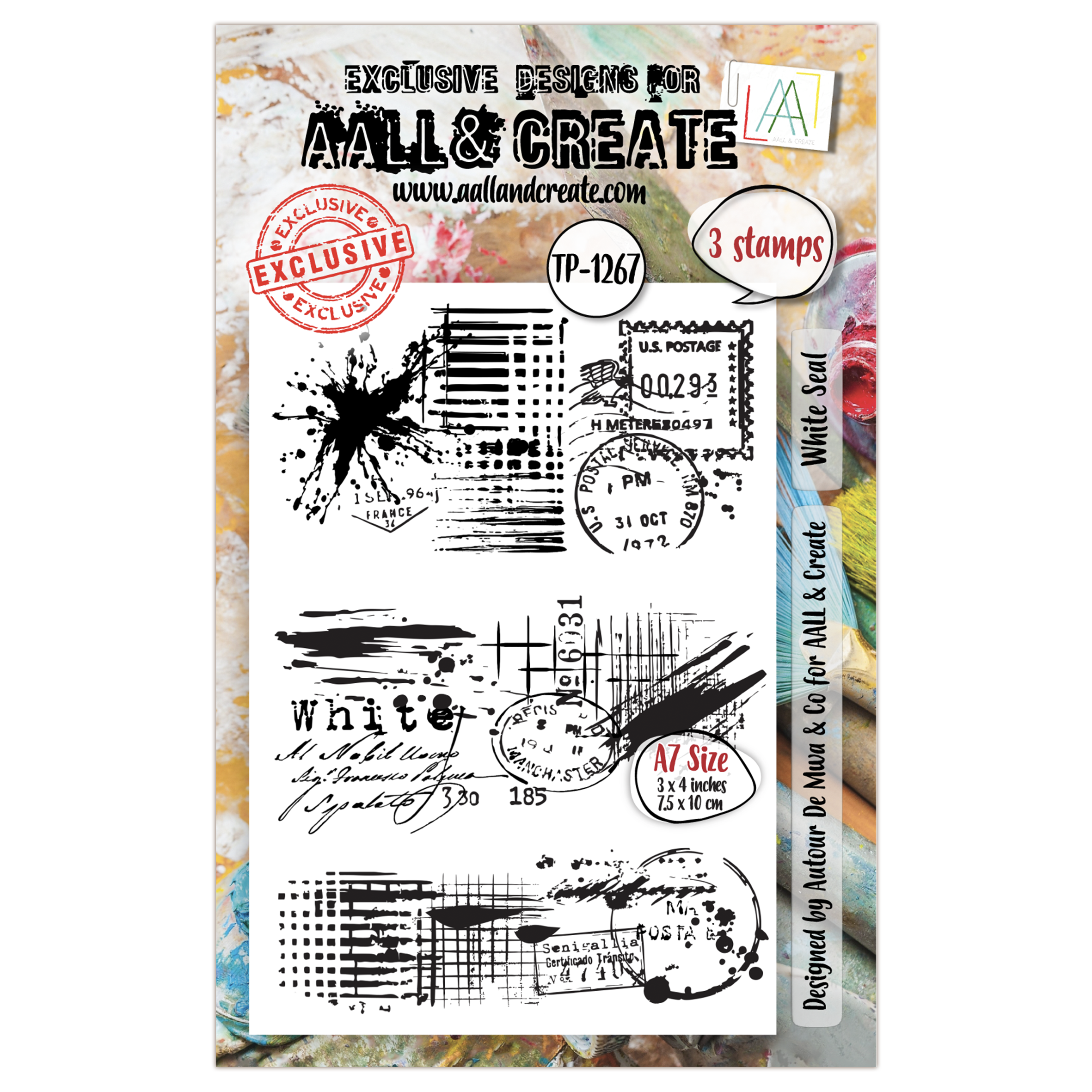 AALL and Create - A7 Stamp Set - White Seal