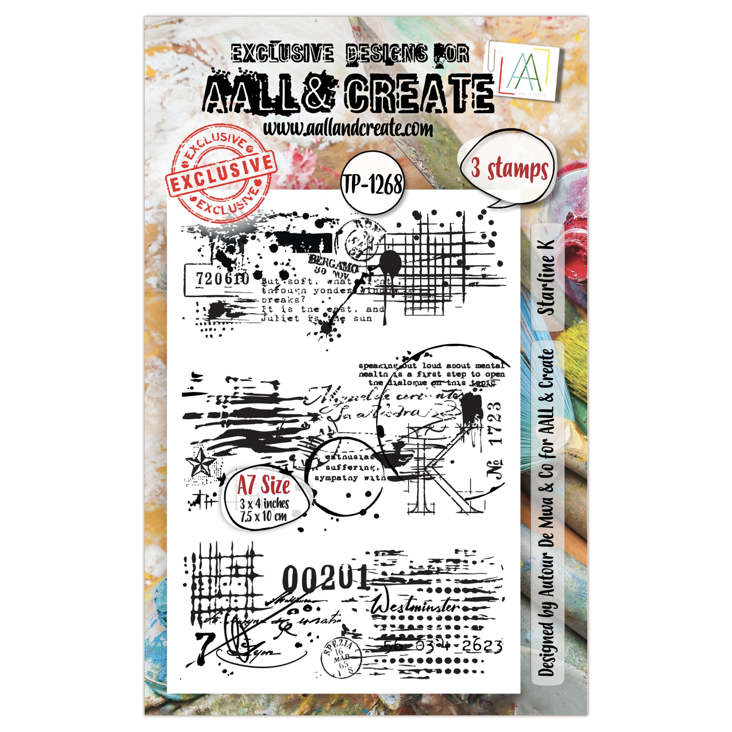AALL and Create - A7 Stamp Set - Starline K