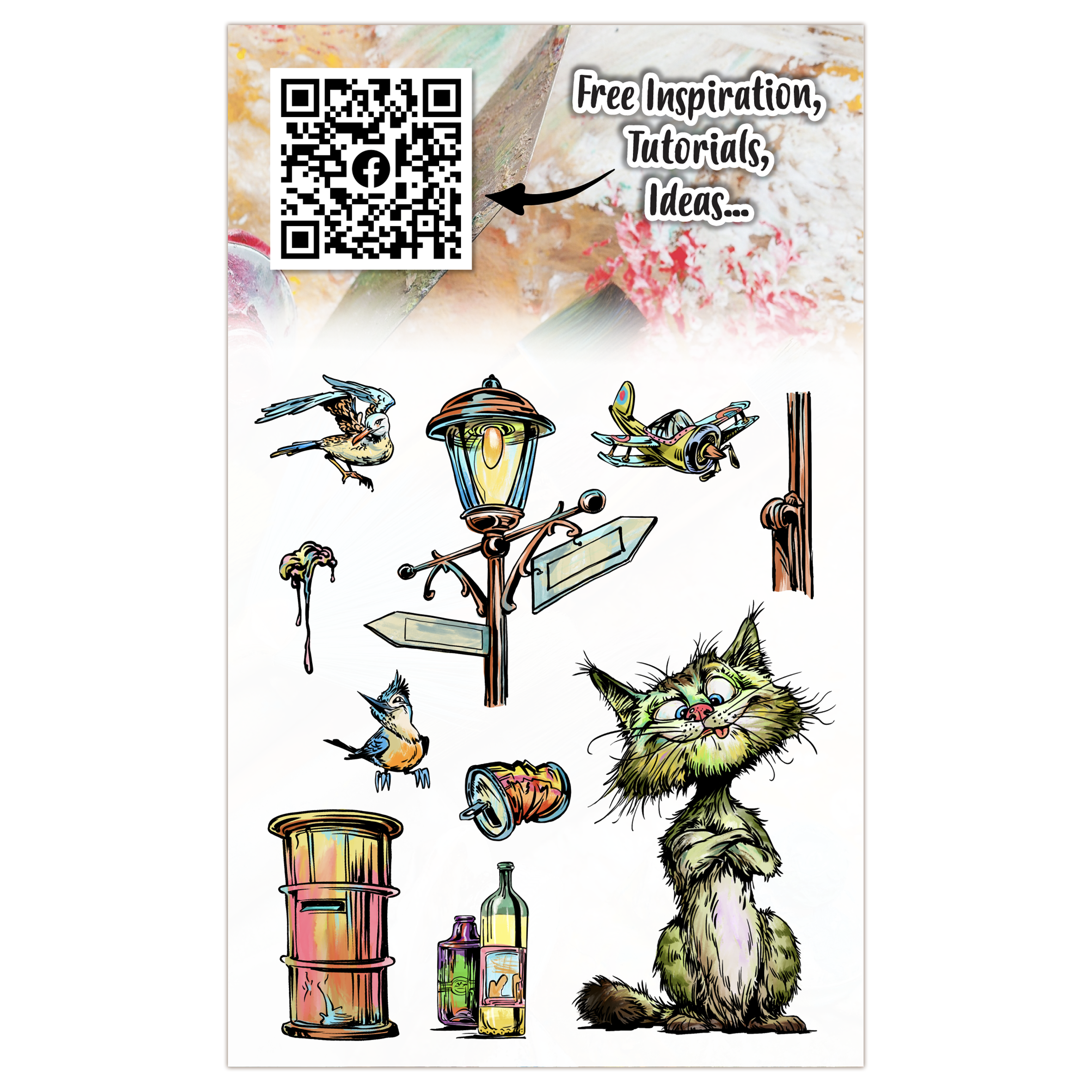 AALL and Create - A6 Stamp Set - Grumpy Traveler