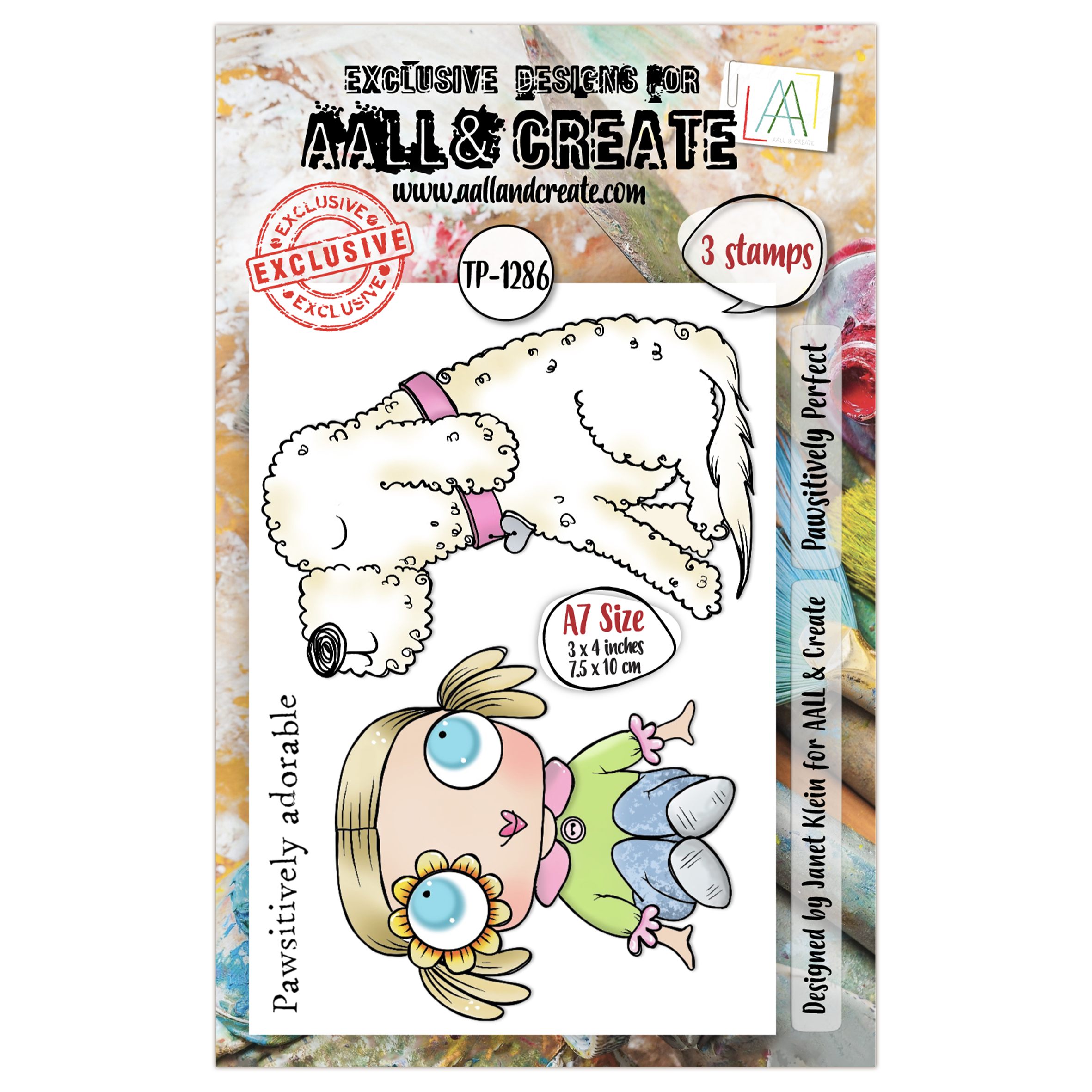 AALL and Create - A7 Stamp Set - Pawsitively Perfect