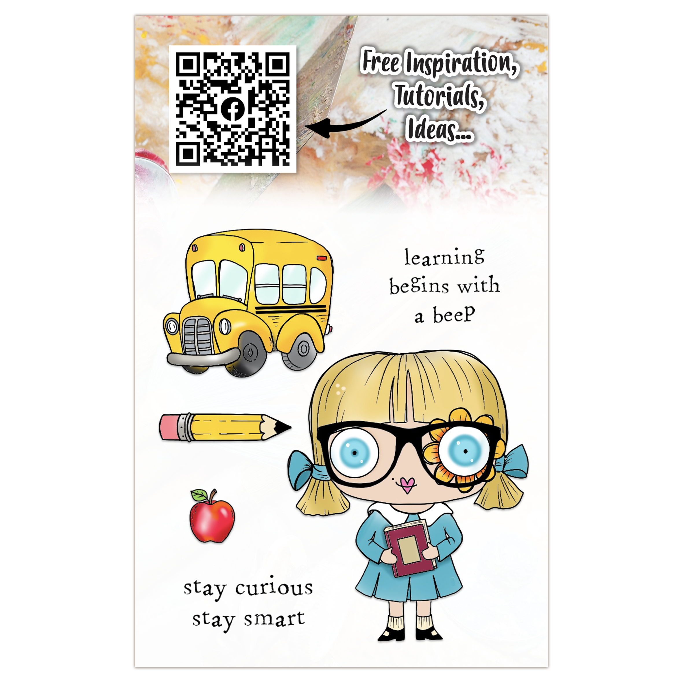 AALL and Create - A7 Stamp Set - School Daze