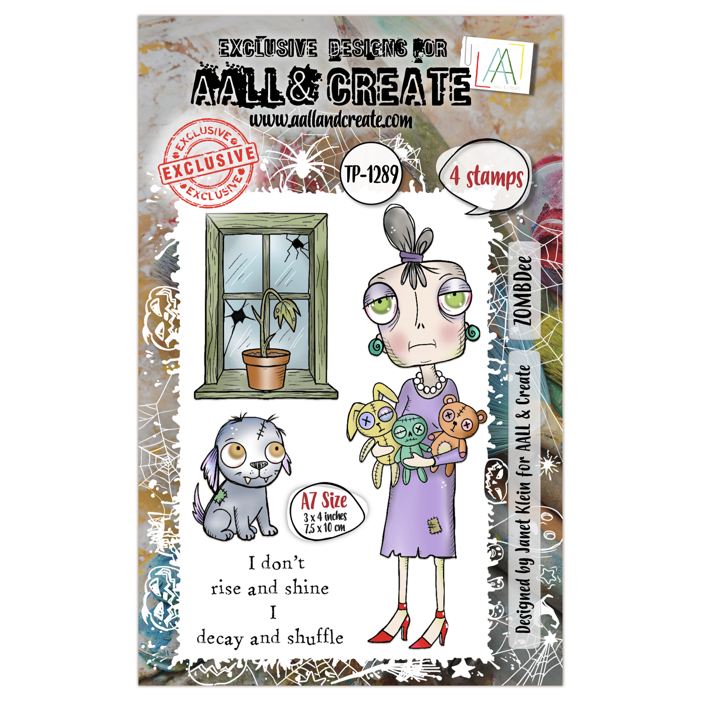 AALL and Create - A7 Stamp Set - ZOMBDee