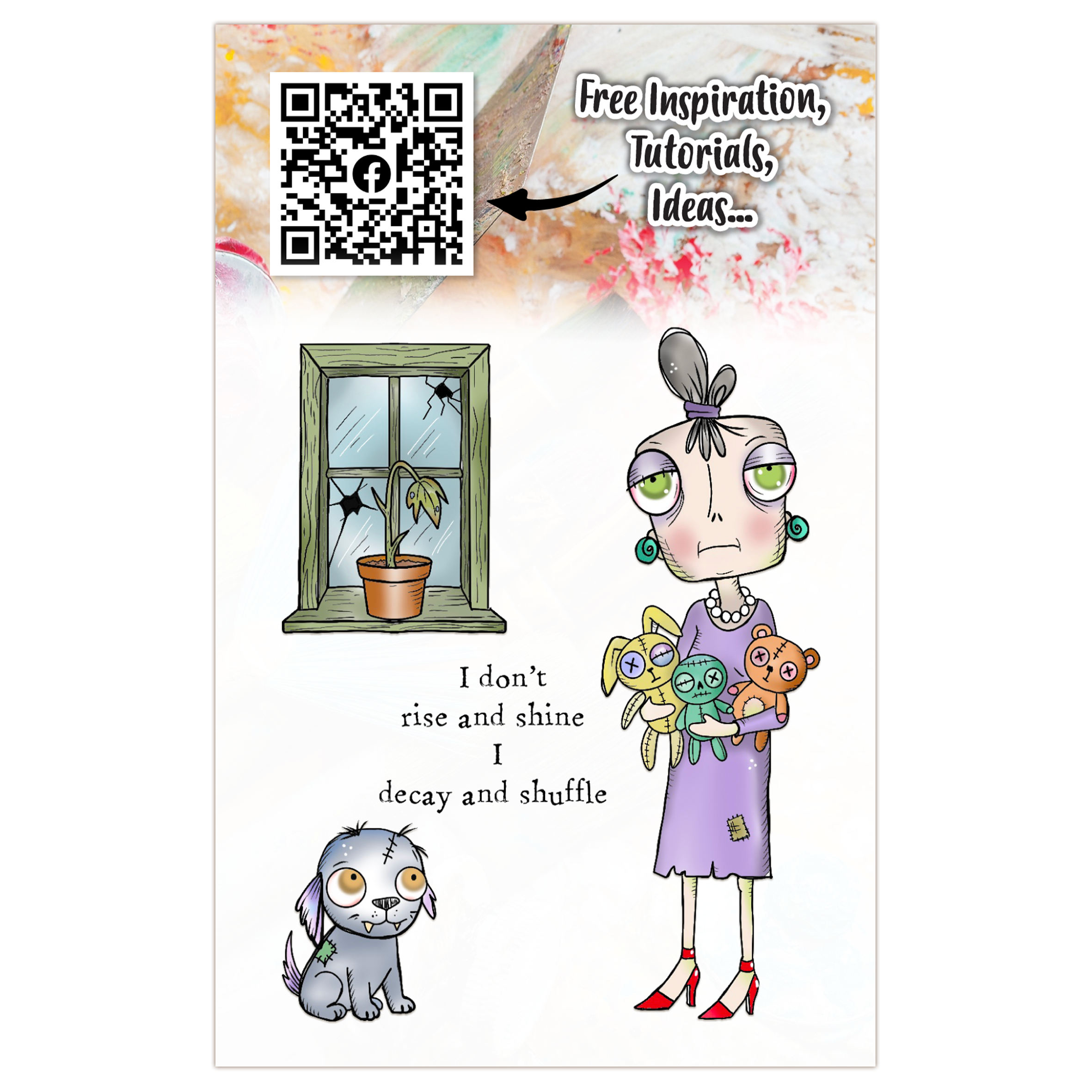 AALL and Create - A7 Stamp Set - ZOMBDee