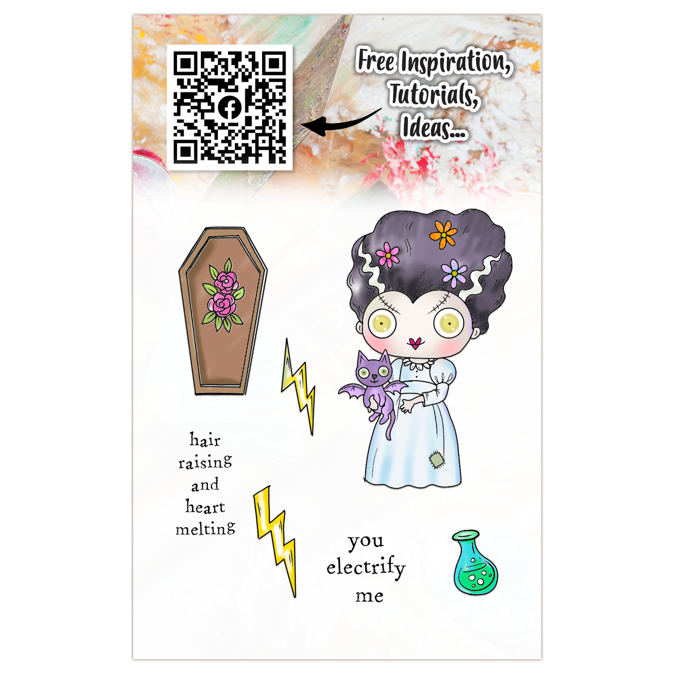 AALL and Create - A7 Stamp Set - Frankie’s Bride