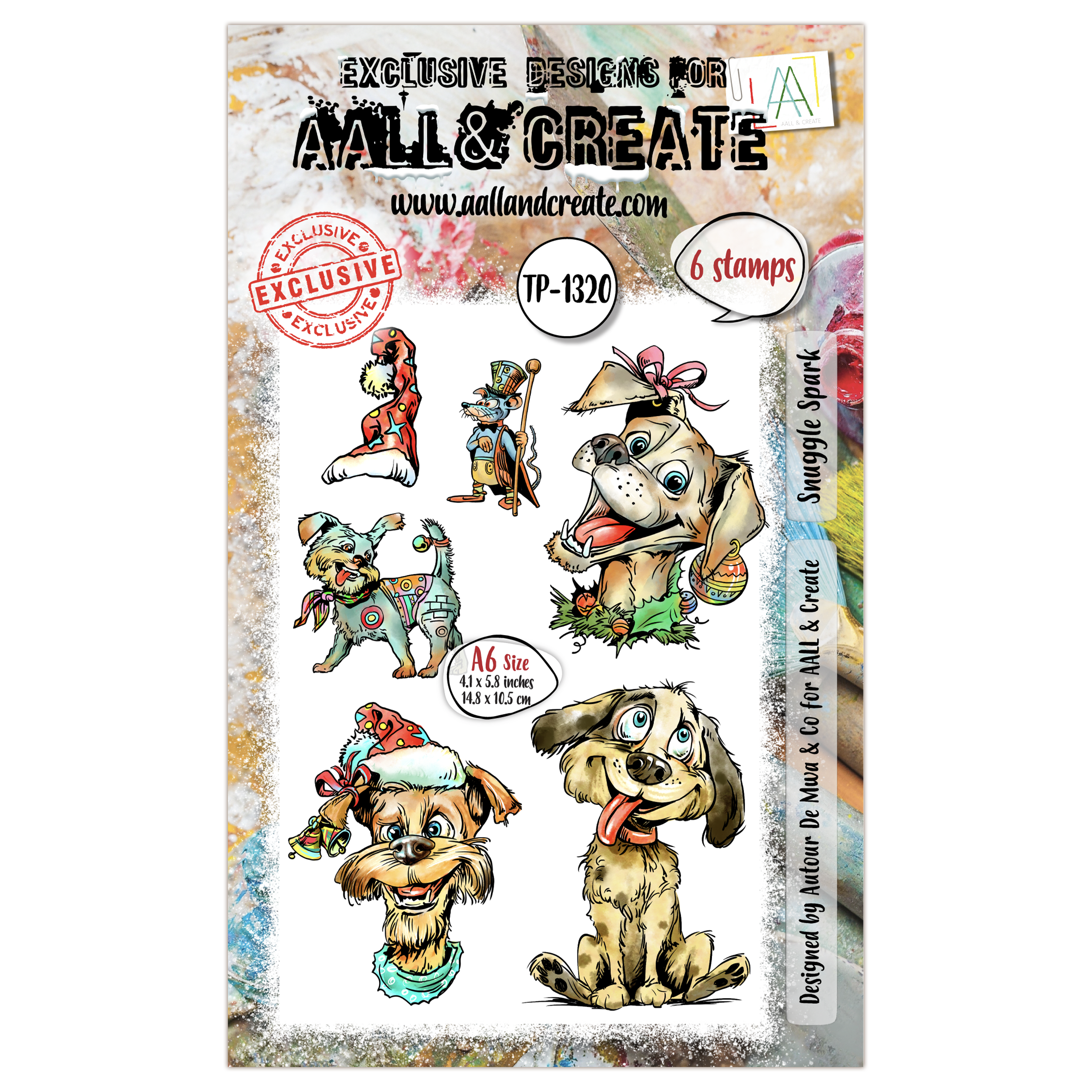 AALL and Create - A6 Stamp Set - Snuggle Spark