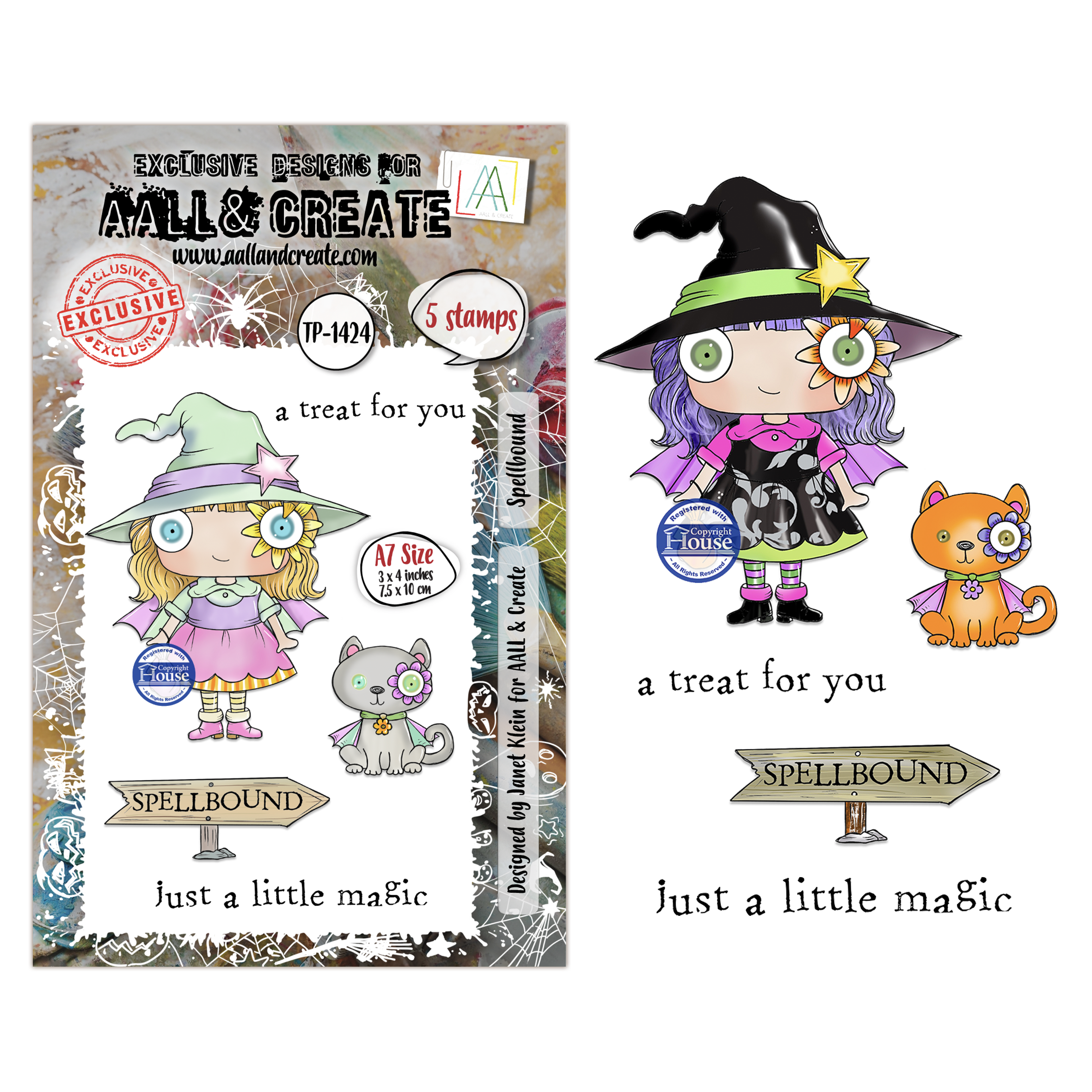 AALL and Create - A7 Stamp Sets - Spellbound