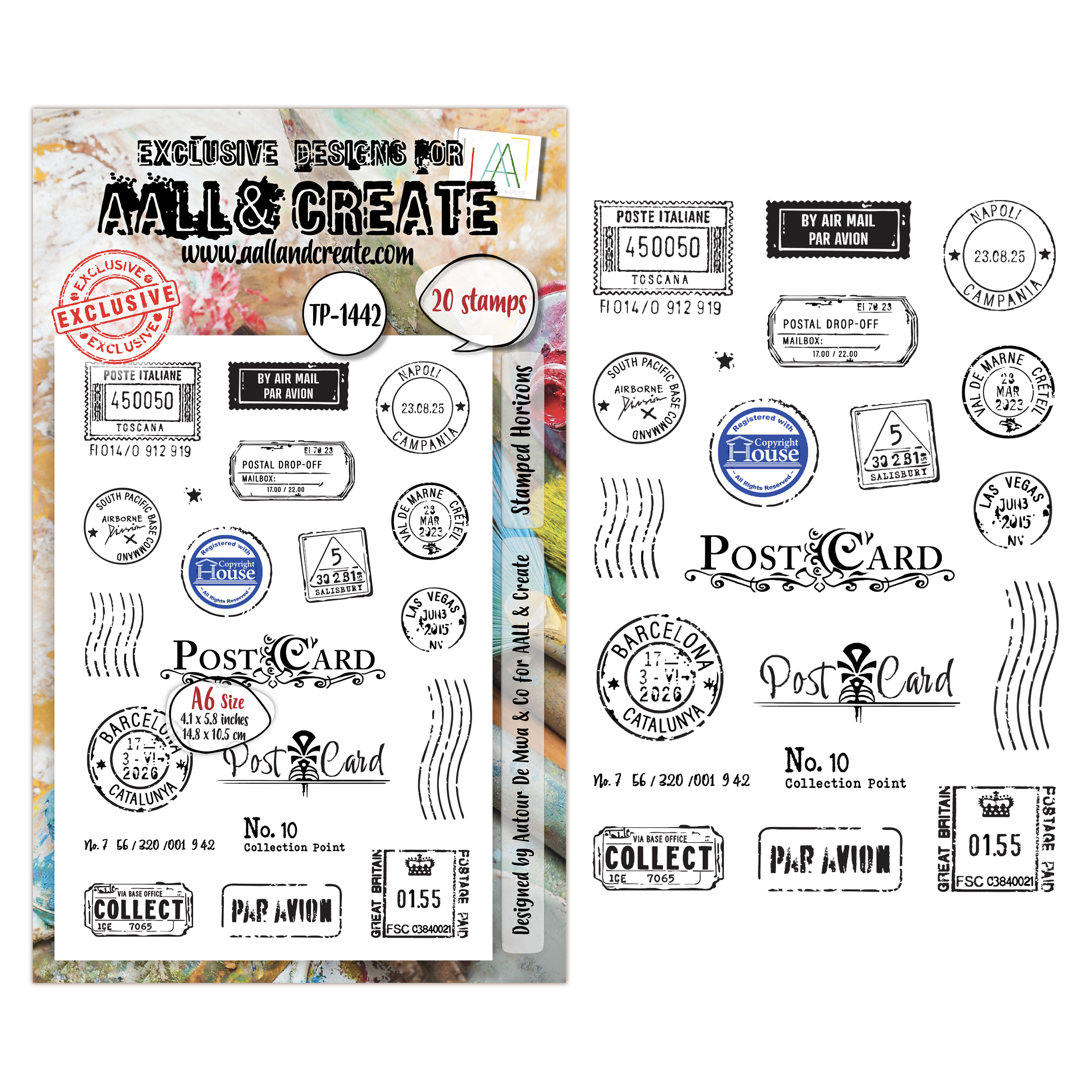 AALL and Create - A6 - Stamp Sets - Stamped Horizons