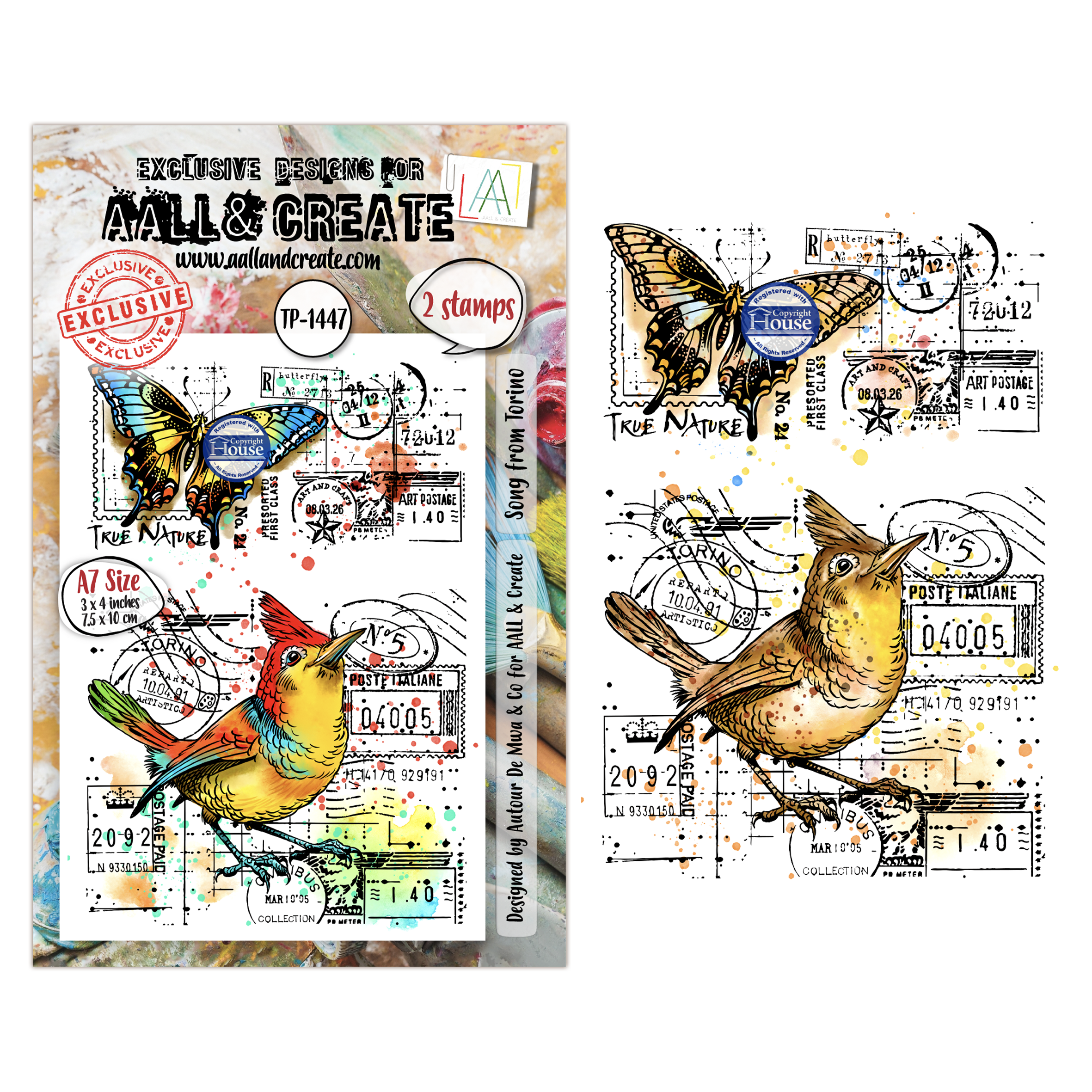 AALL and Create - A7 - Stamp Sets - Song from Torino