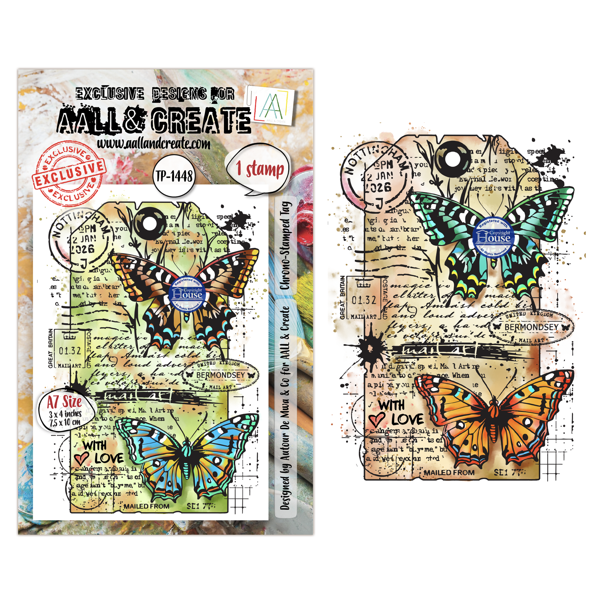 AALL and Create - A7 - Stamp Sets - Chrono-Stamped Tag