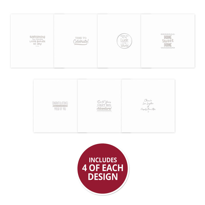 Trim Me! Foiled Insert Pad - Time to Celebrate - Silver