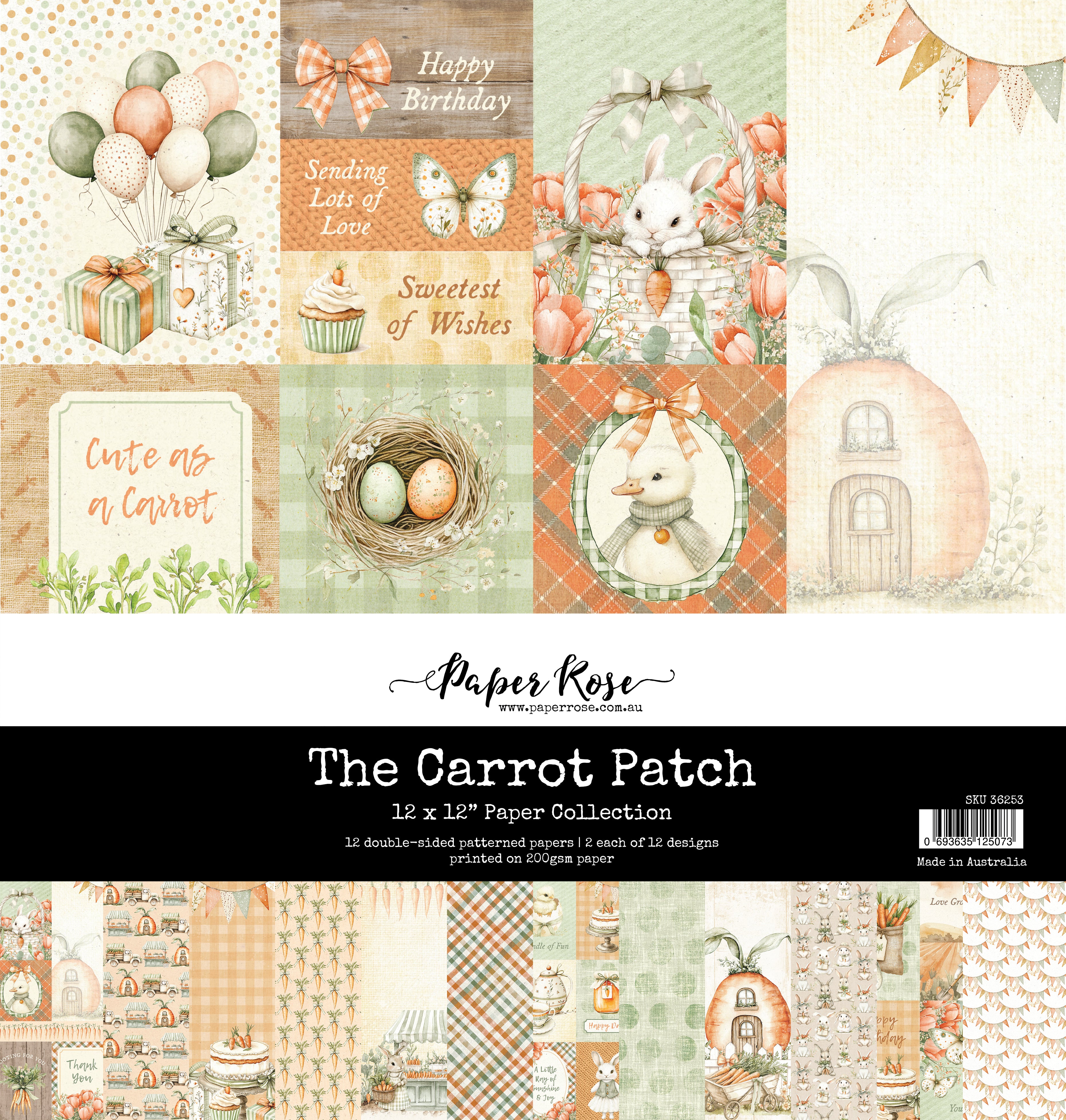 The Carrot Patch 12x12 Paper Collection 36253