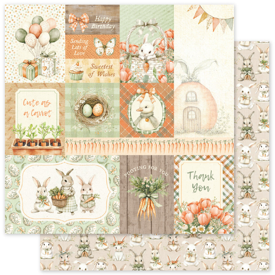 The Carrot Patch A 12x12 Paper (12 pc Bulk Pack) 36256