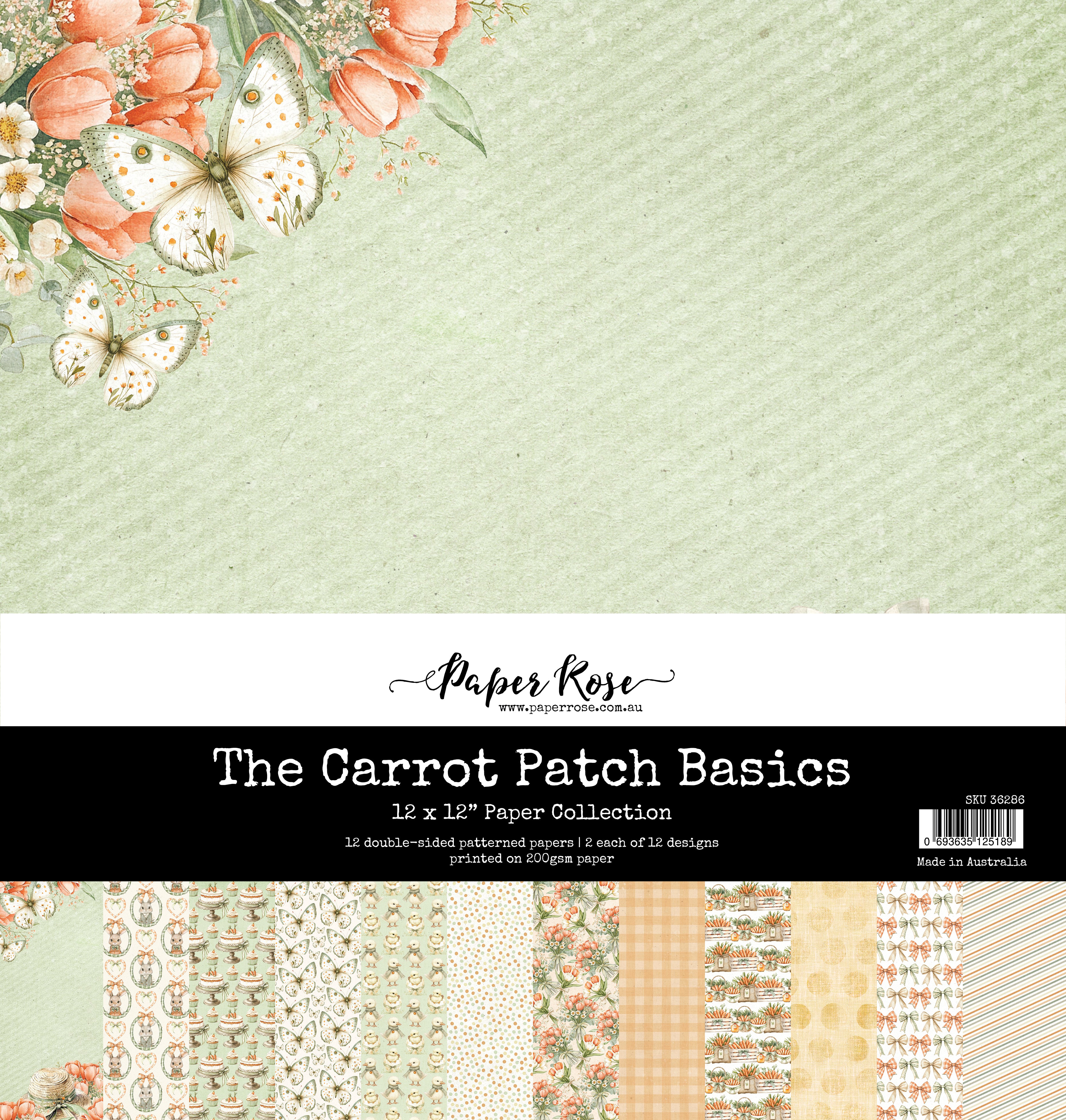 The Carrot Patch Basics 12x12 Paper Collection 36286