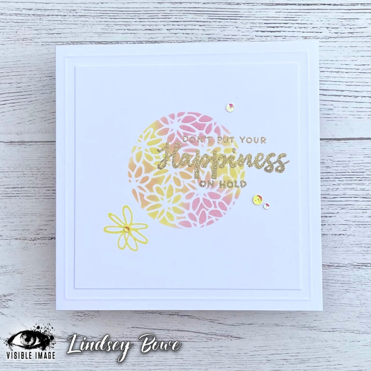 Visible Image Art Spheres #1 Stencil - 6 x 6