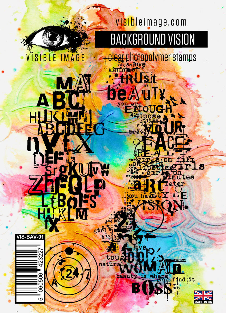 Visible Image Background Vision - A6 Stamp Set