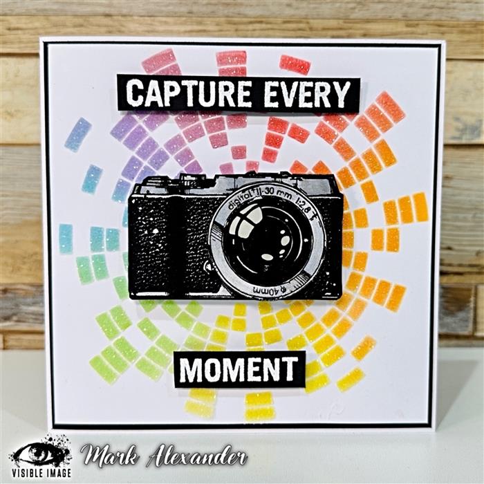 Visible Image Capture Every Moment - A7 Stamp Set