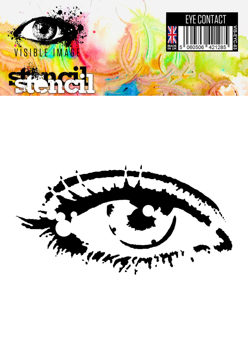 Visible Image Eye Contact Stencil - 6 x 6