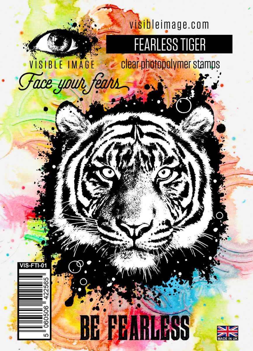 Visible Image Fearless Tiger - A6 Stamp Set