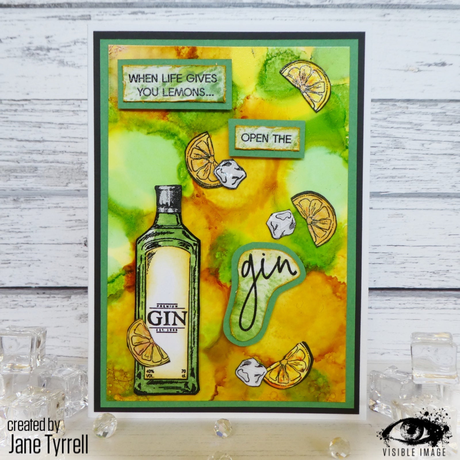 Visible Image Keep Your Gin Up - A6 Stamp Set