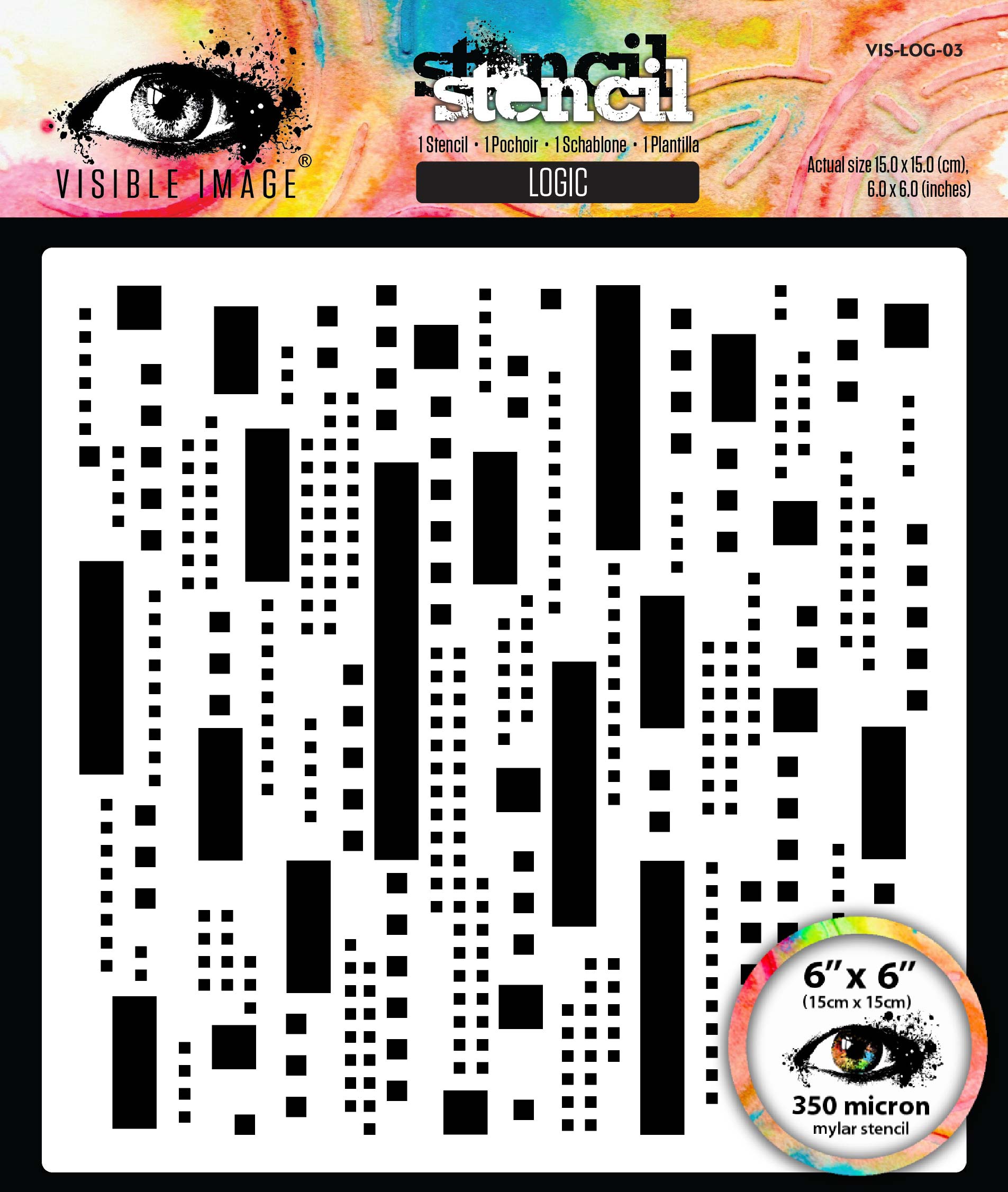 Visible Image Logic 6in x 6in Stencil
