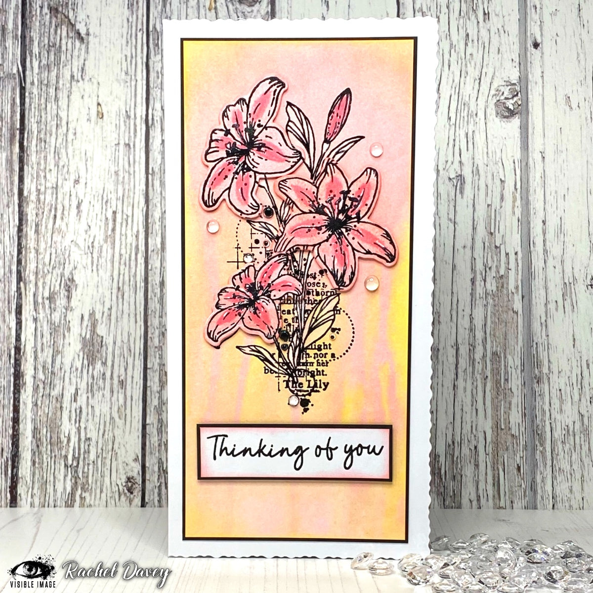 Visible Image Lilies With Love Co-ordinating Dies