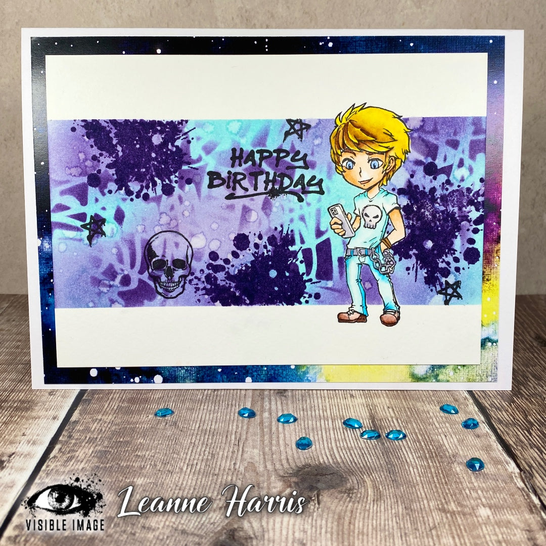 Visible Image Max Rocks - A6 Stamp Set