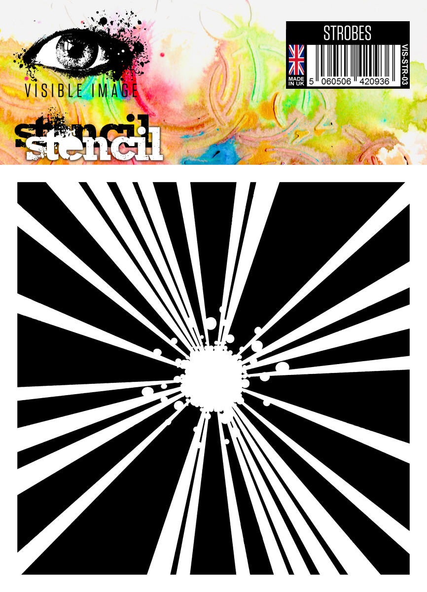 Visible Image Strobes Stencil - 6 x 6