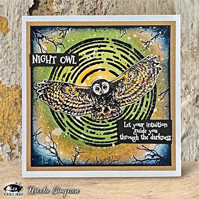 Visible Image Supernova Stencil - 6 x 6