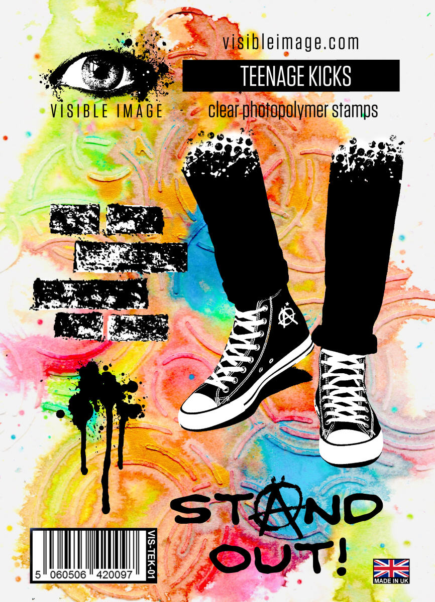 Visible Image Teenage Kicks - A6 Stamp Set
