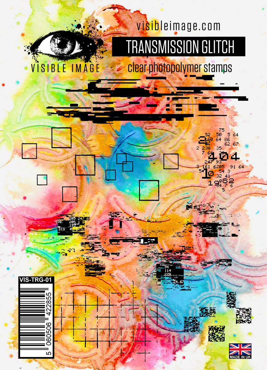 Visible Image Transmission Glitch - A6 Stamp Set