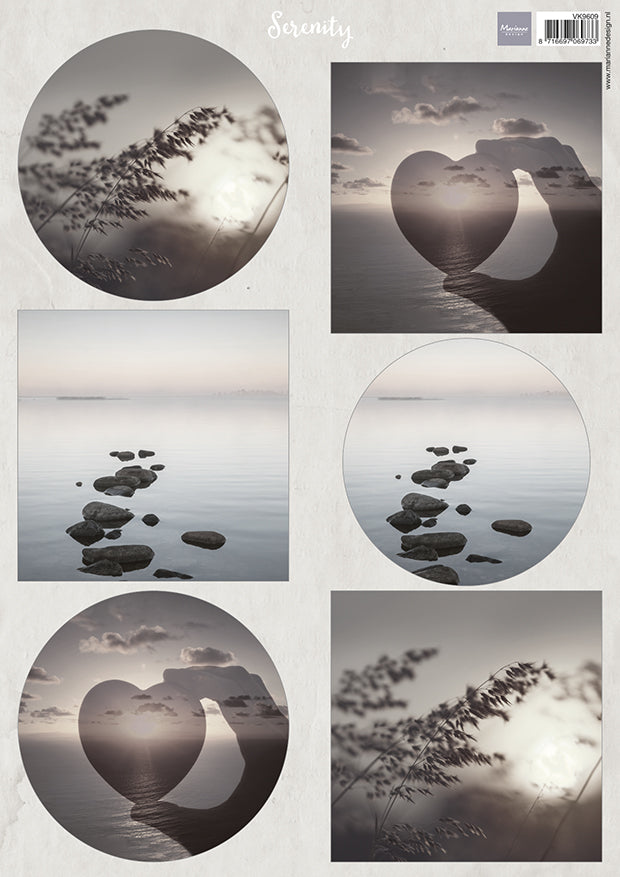 Marianne Design A4 Cutting Sheet - Serenity Horizons