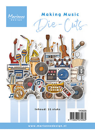 Marianne Design A6 Die Cuts - Making Music