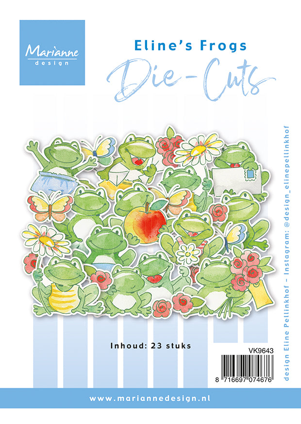 Marianne Design Die-Cuts - Eline's Frogs